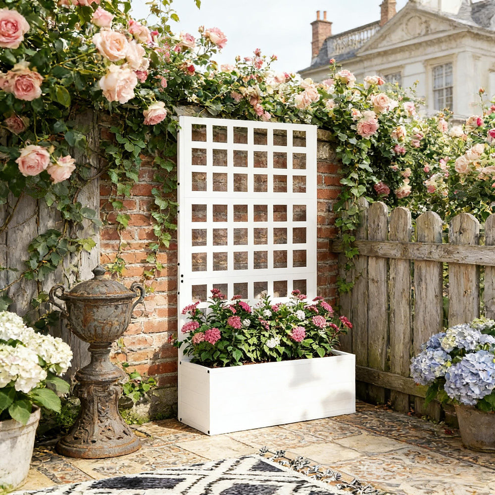 Stylish Planter Box,Raised Garden Bed,Vegetable Box Media 4