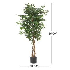 150CM ARTIFICIAL FICUS TREE perspective