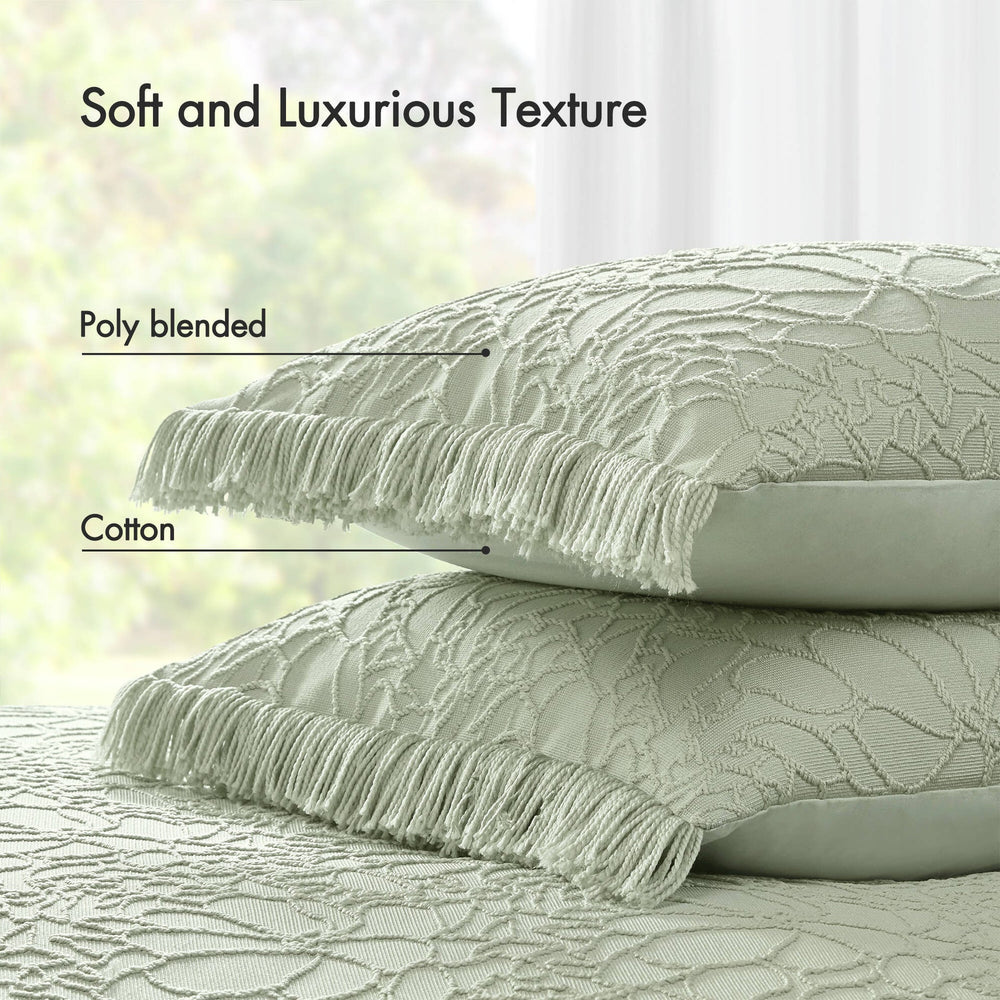 3PCS Queen Bedspread Set Media 9