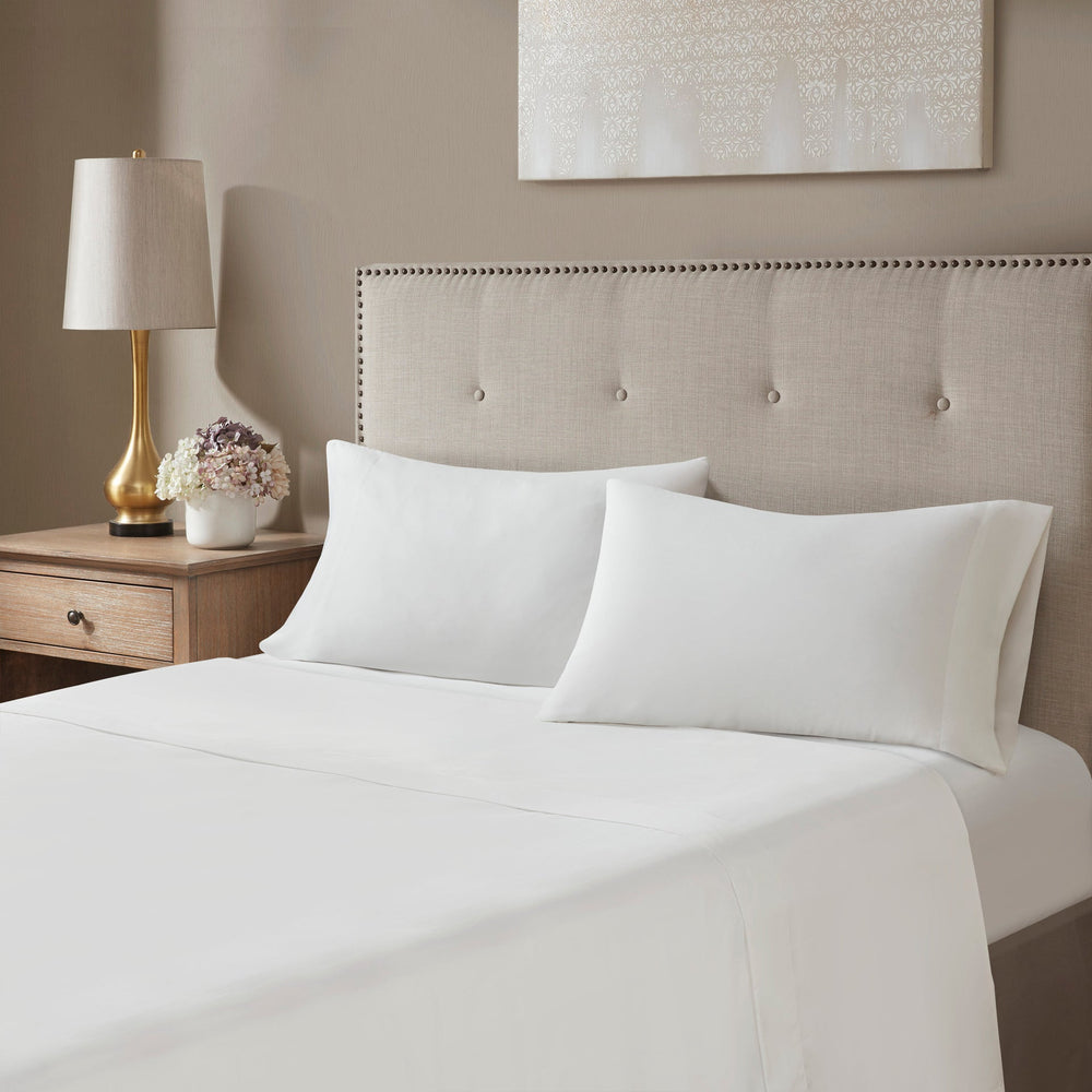 12 Piece Jacquard Comforter Set with Bed Sheets Khaki King Media 17