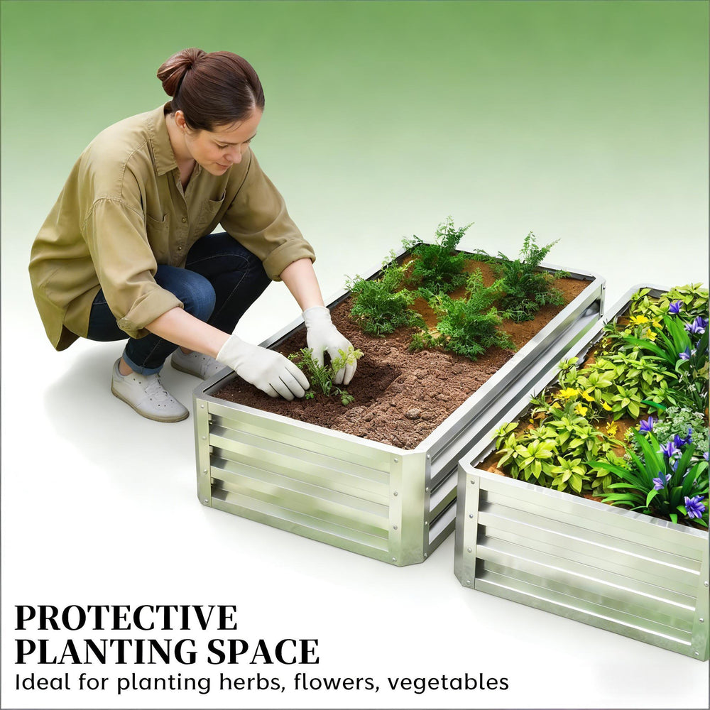 Stable Flowers Box,Raised Garden Bed,Planter Box Media 3