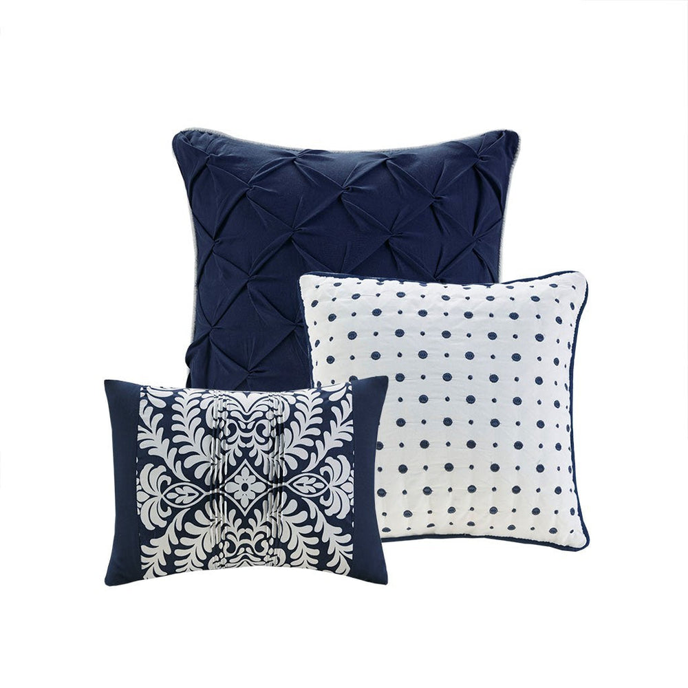 King/Cal King 6 Piece Printed Duvet Cover Set Media 15