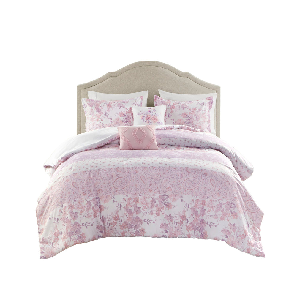Floral Paisley Comforter Set Twin/Twin XL Media 6