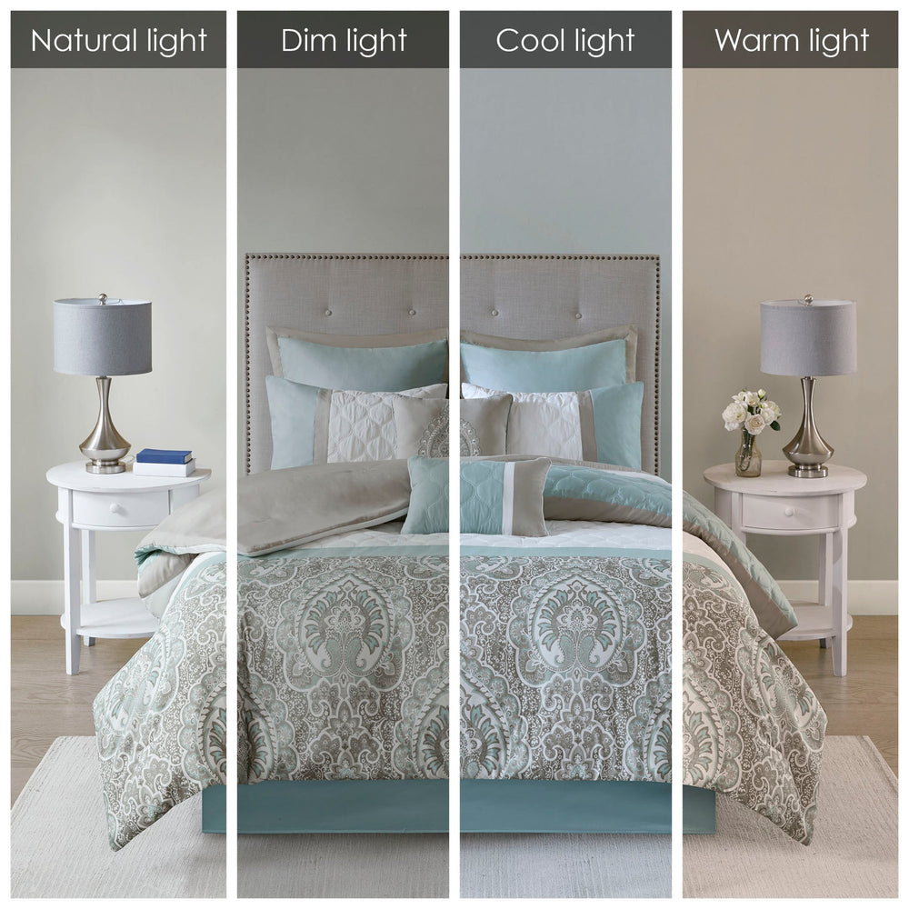 King 8 Piece Comforter Set Media 2