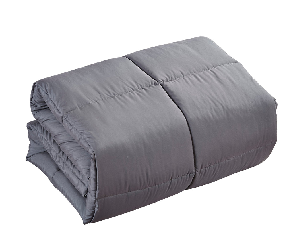 Modern Style Down Comforter, King Size ,6 Lbs, All Season Duvet Insert, Ultra Soft Quilted Comforter Core Media 1