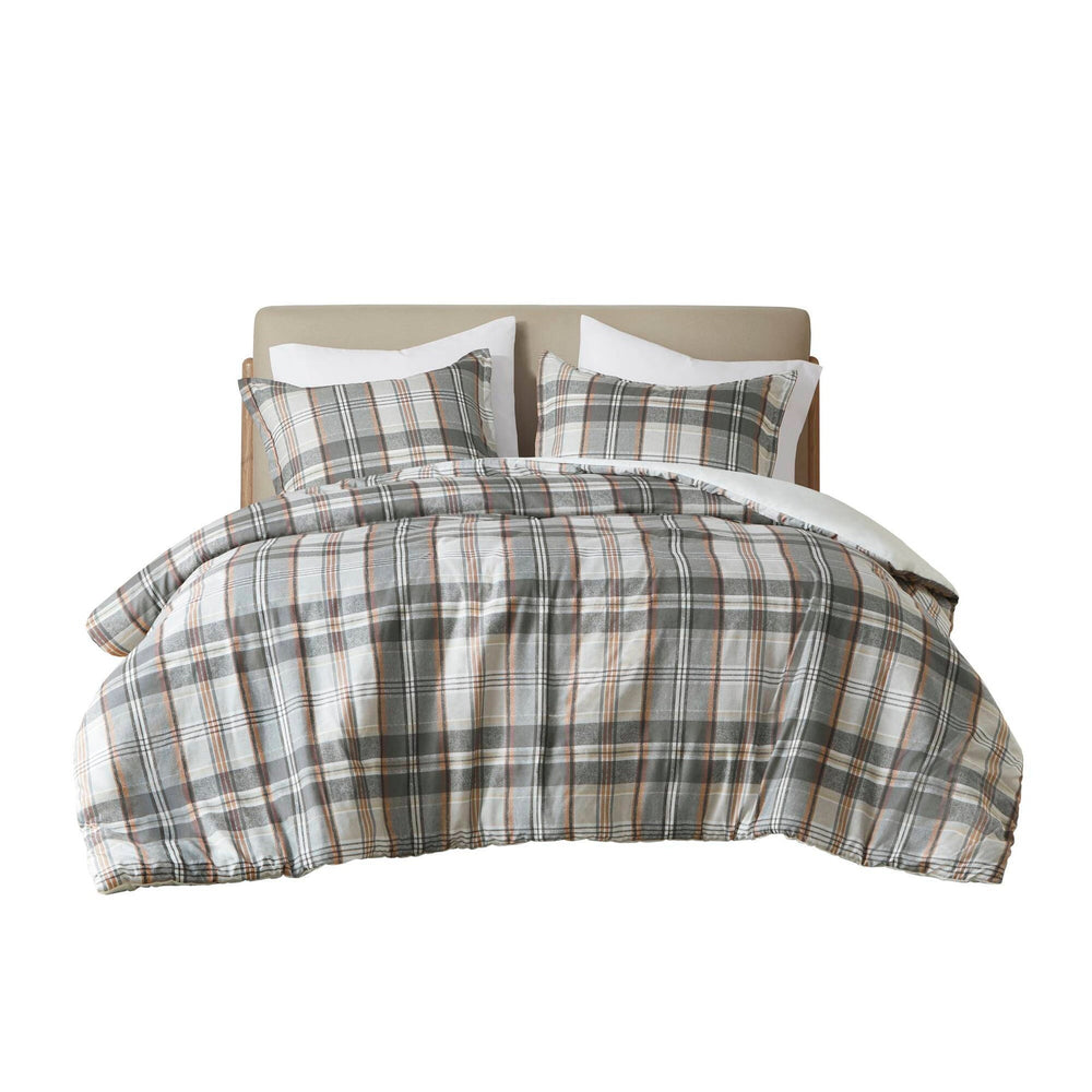 Plaid Duvet Cover Set Twin/Twin XL Media 11