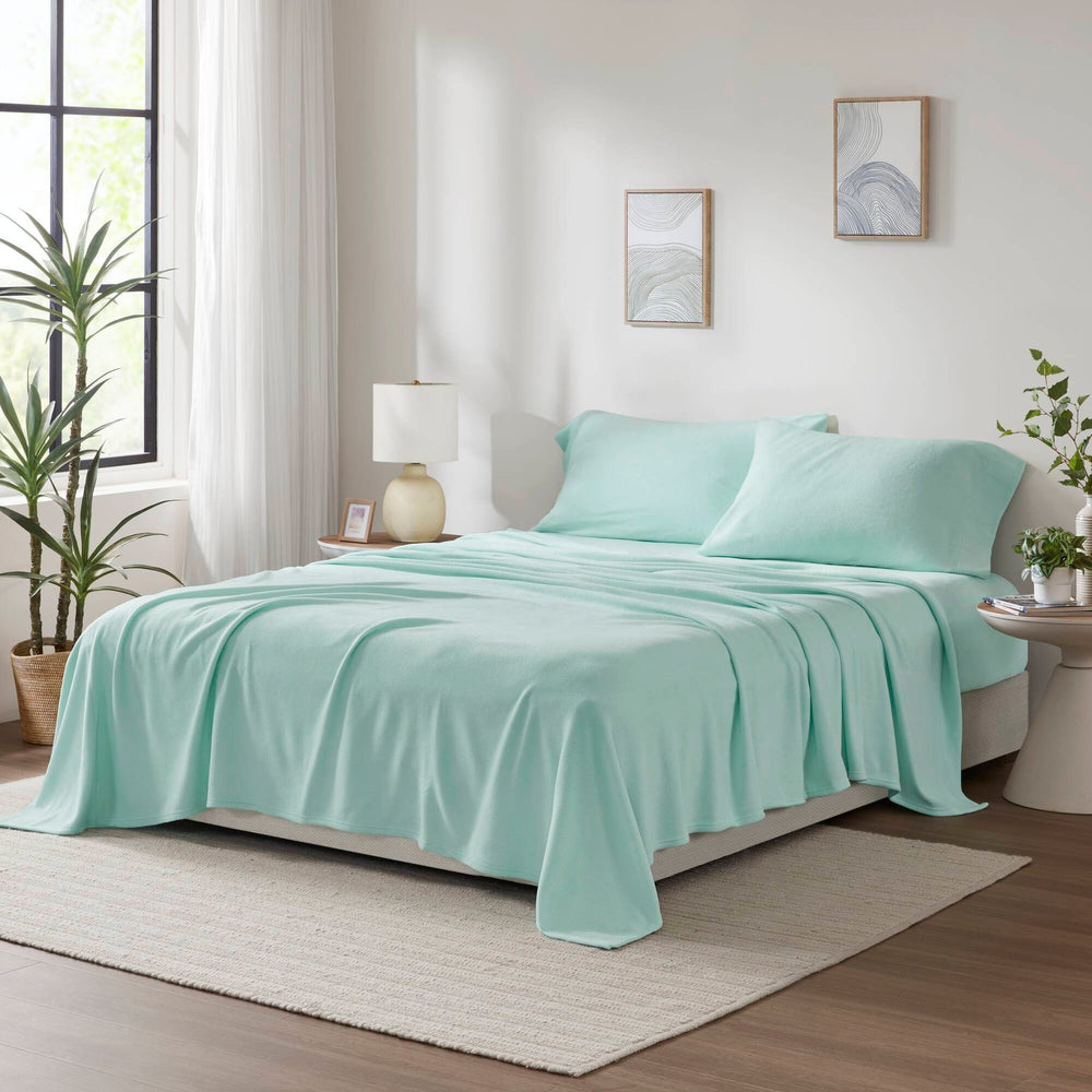 3 PCS Twin XL Sheet Set Aqua Media 1