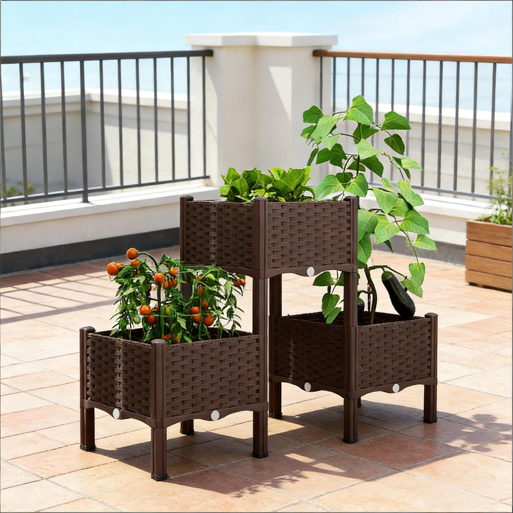Elevated Planter Boxes,Raised Garden Bed Media 2