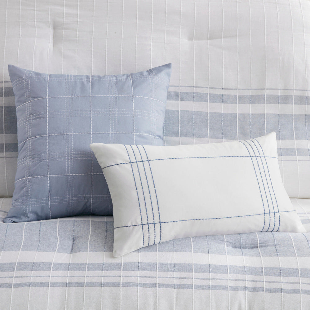 6 Piece Cotton Jacquard Oversized Comforter Set-King Media 14