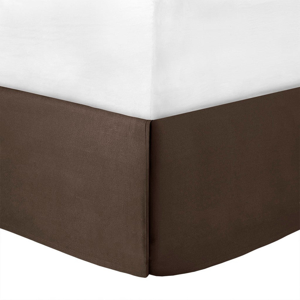 7 Piece Faux Suede Comforter Set Beige King Media 9