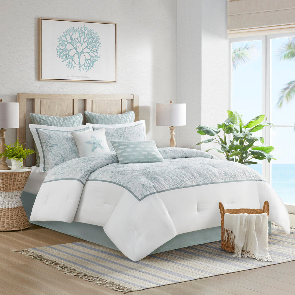 Comforter Set White Cal King Media 1