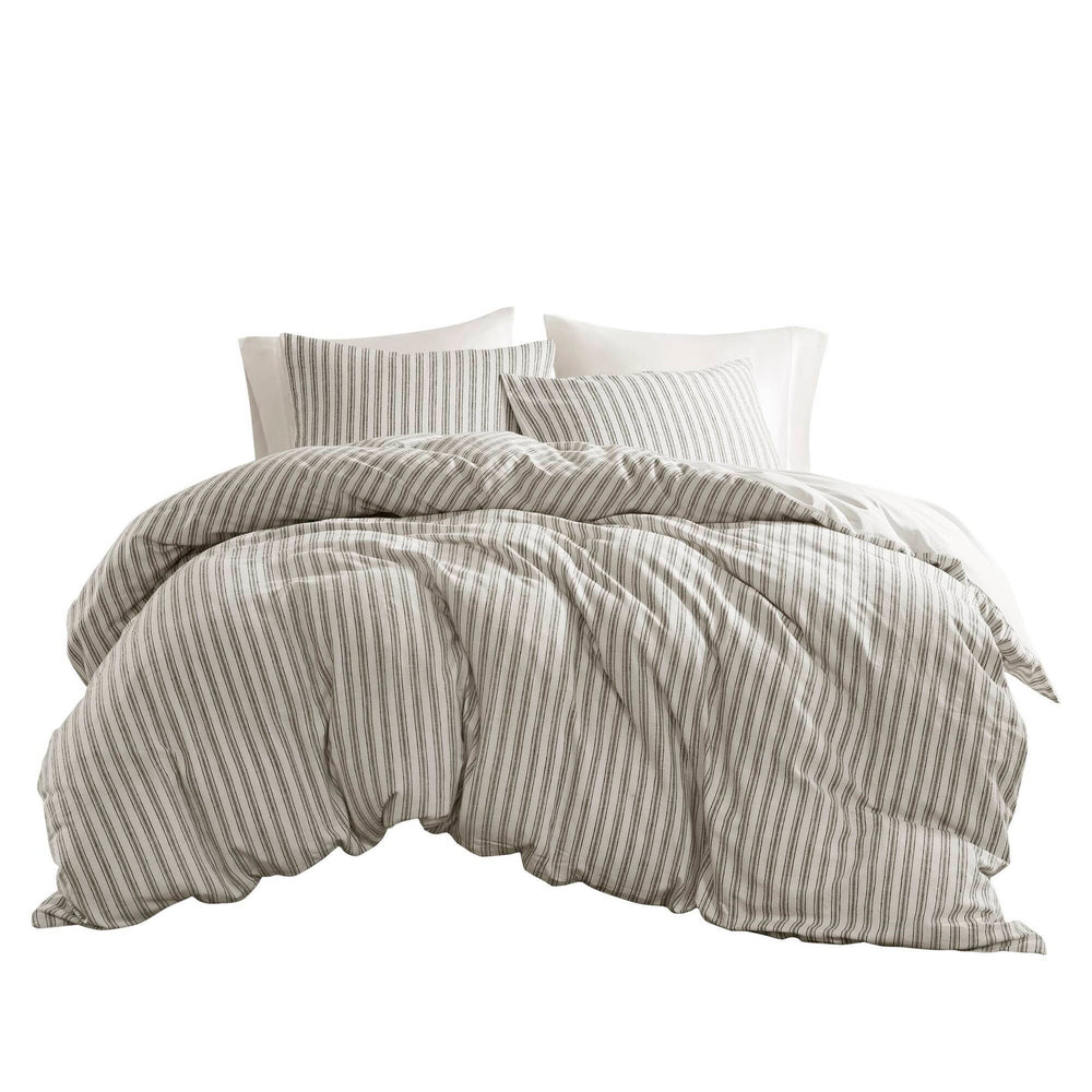 3 PCS Cal King Duvet Set Grey Media 14