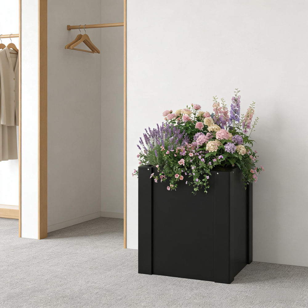 Modern Planter Bed,Outdoor Planter Box,Elevated Garden Bed(Only Planter Box) Media 2