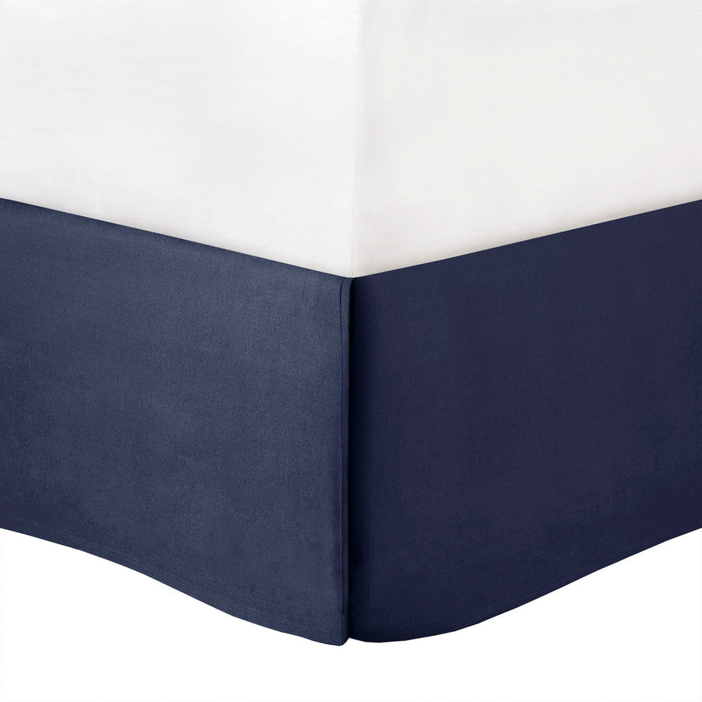 7 Piece Tufted Comforter Set Navy King Media 8