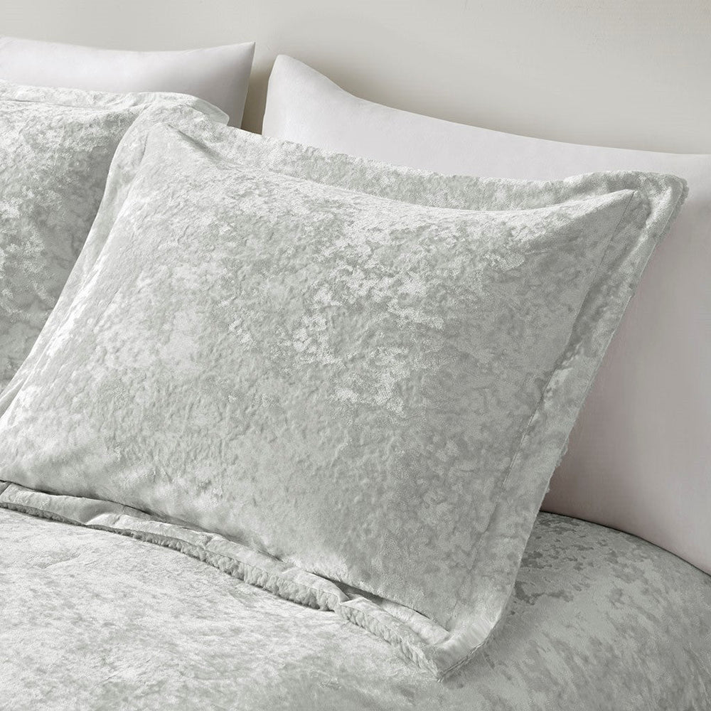 King/Cal King Crushed Velvet Sherpa Reversible Comforter Set Media 11