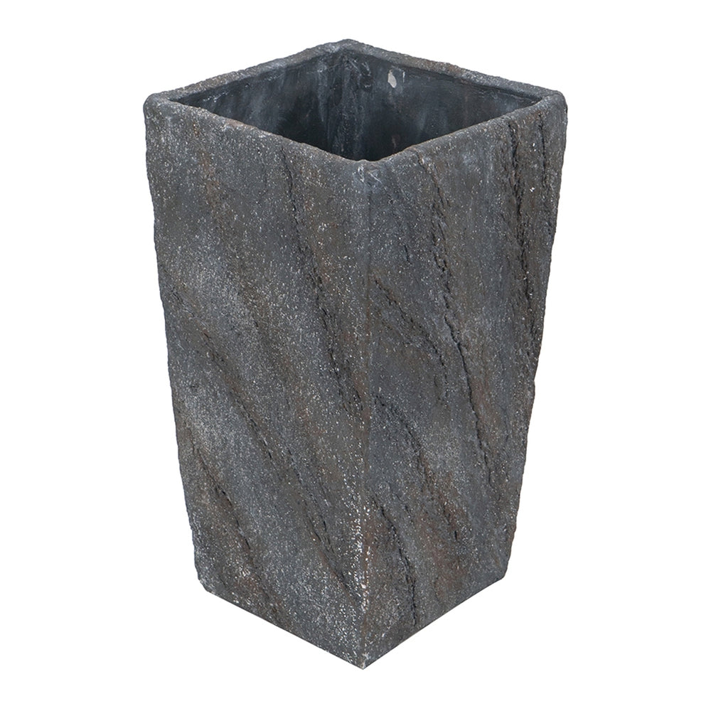 9.4x9.4x18.1' Cement Planter Large, Indoor Outdoor Garden Functional  Decor Media 2