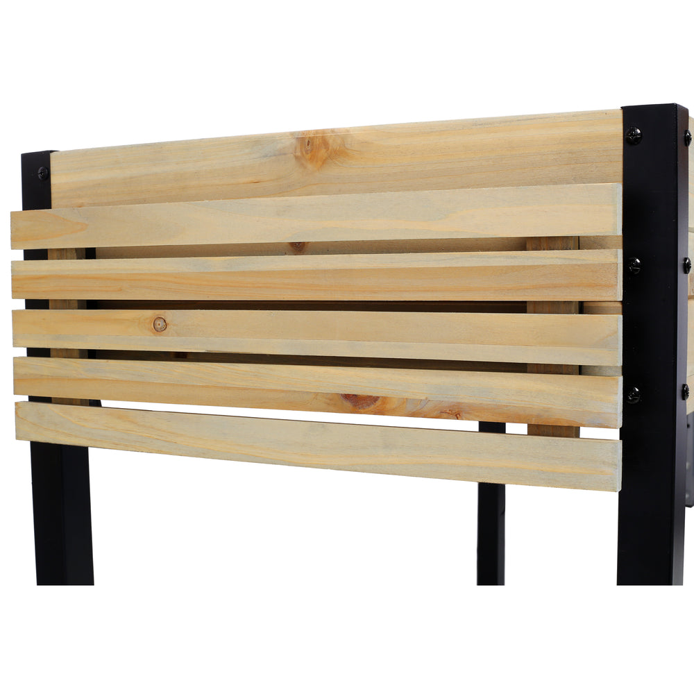 Raised Garden Bed, Metal Leg Wood Planter Boxes with Folding Storage Shelf,Elevated Planter Box for Growing Fresh Herbs, Vegetables, Flowers Great for Outdoor Patio, Deck, Balcony Media 18