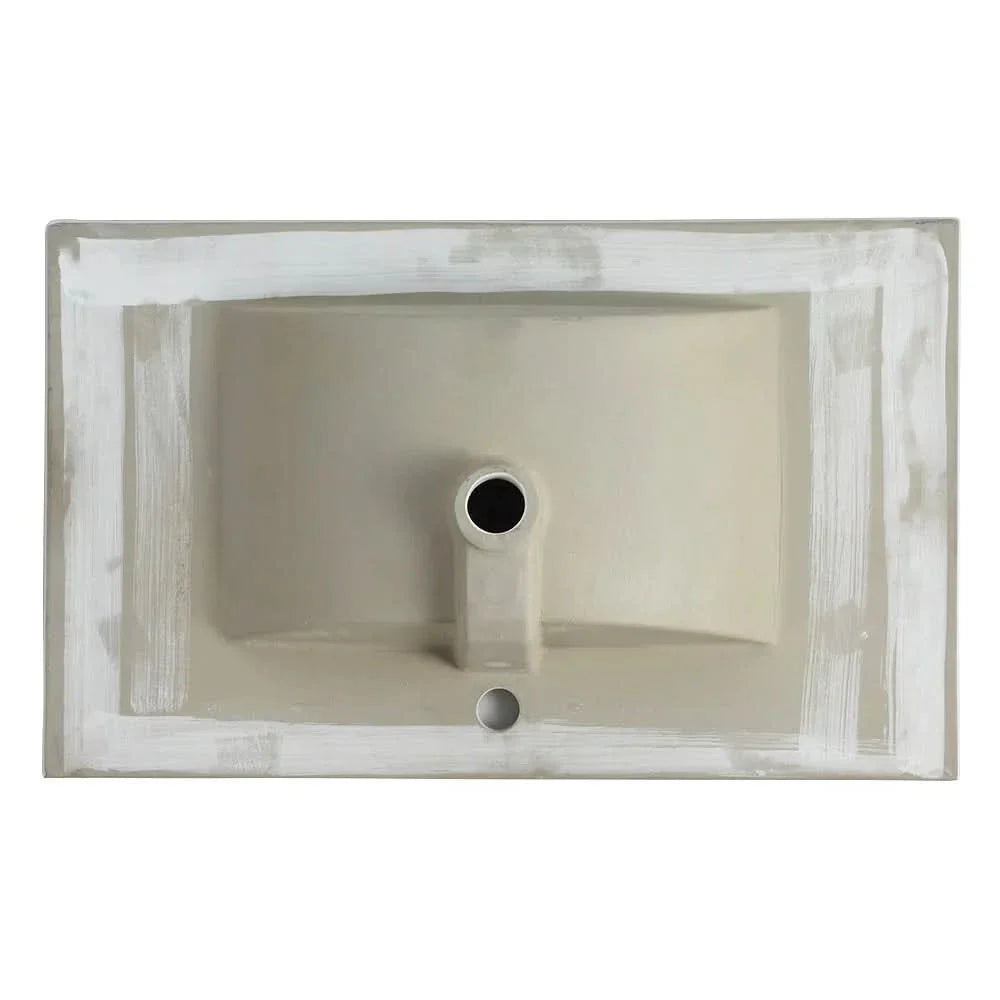 Bathroom Vanity Ceramic Top 30 Inch White Space-Saving Wall Cabinet Media 6