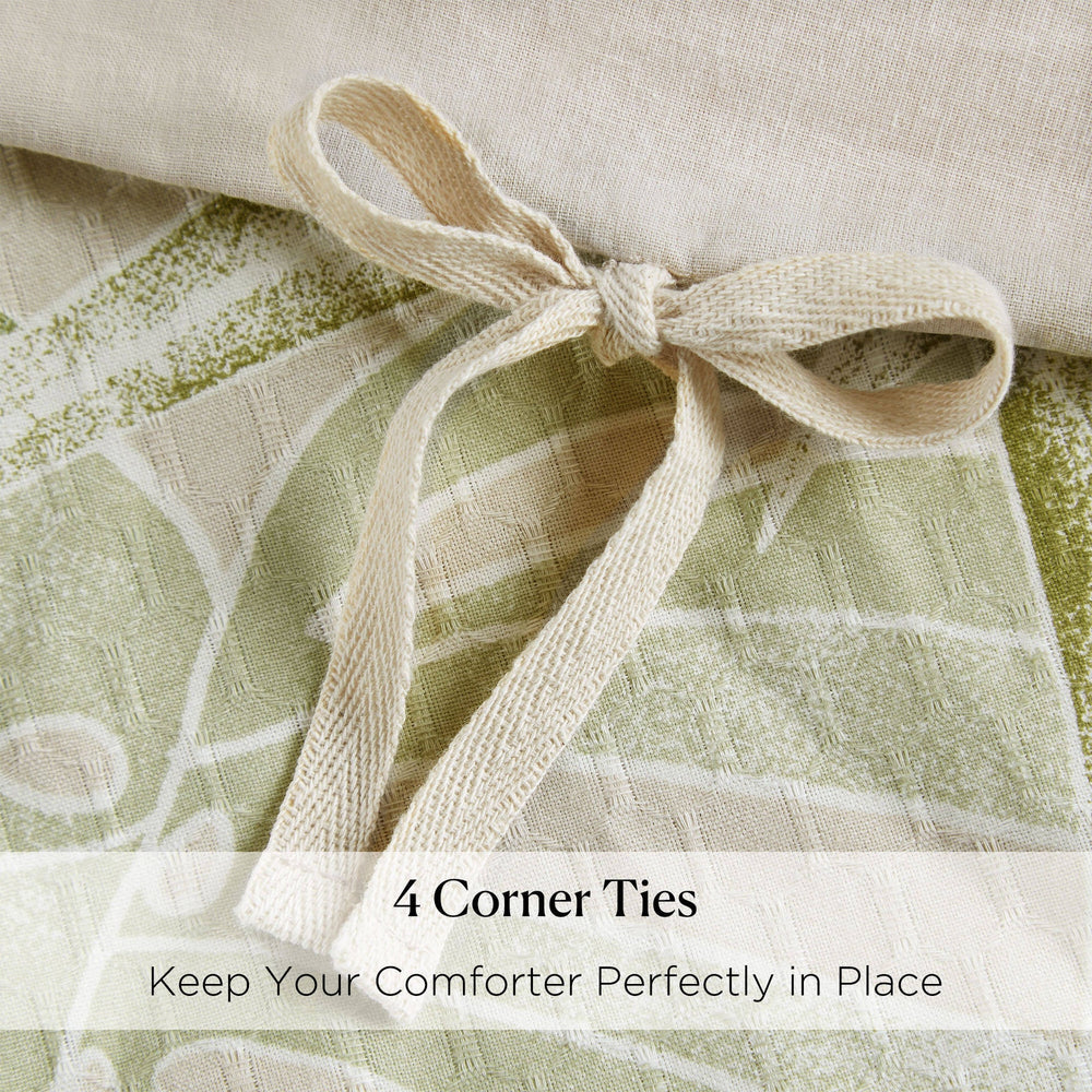 5-Piece King/Cal Kinge Cotton Duvet Cover Set with Throw Pillow Media 3
