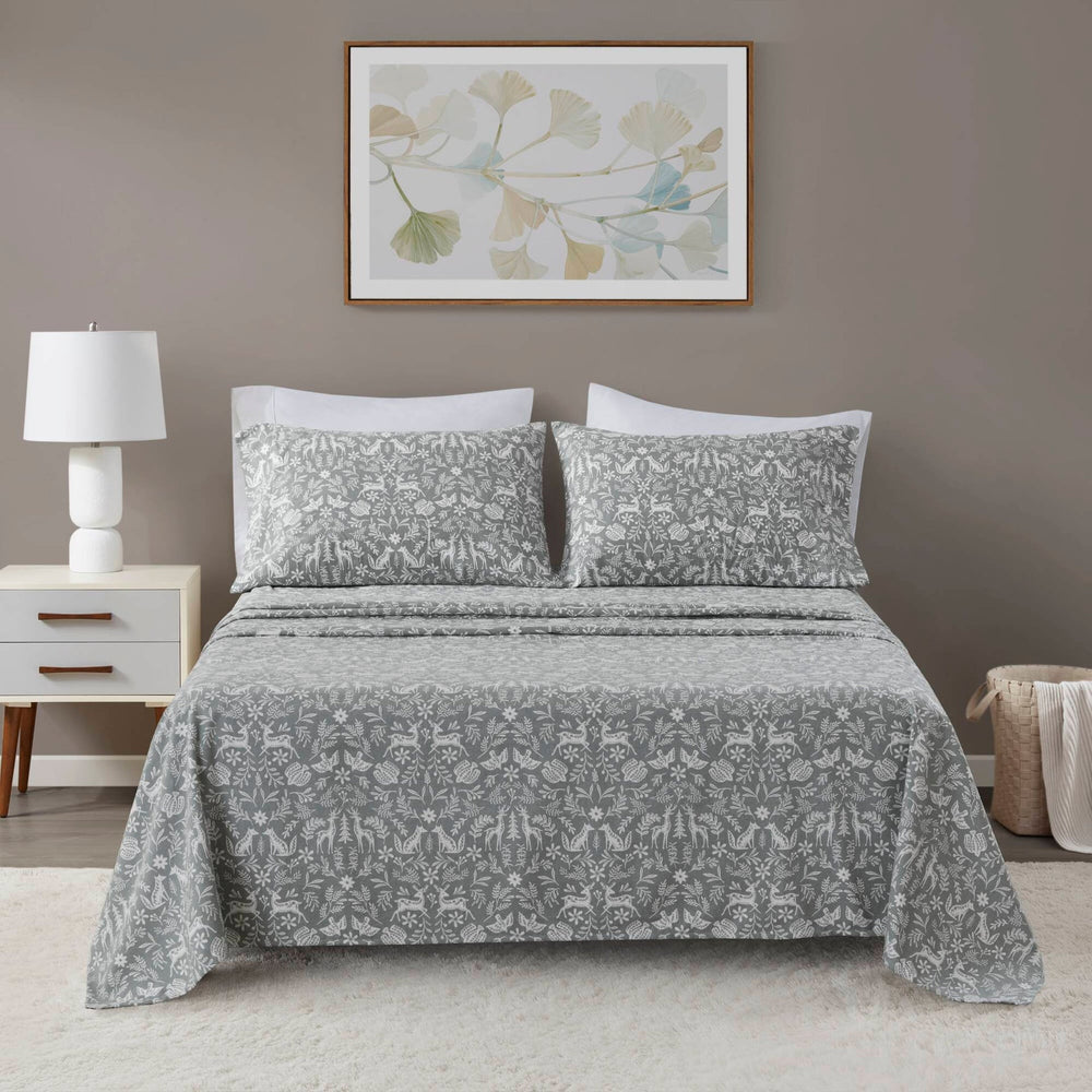 4 PCS Full Sheet Set Sage Winter Fauna Media 1