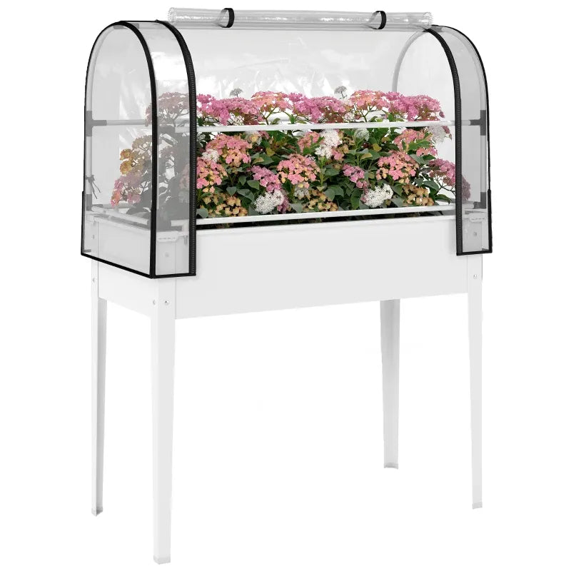 Stylish Flower Boxs,Elevated Plant Boxs,Raised Garden Bed Media 6