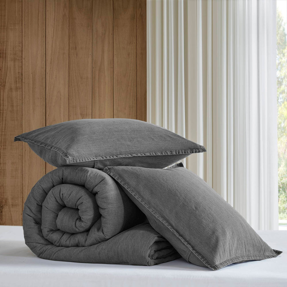 2PCS Twin/Twin XL Twill Washed Comforter Set Media 14