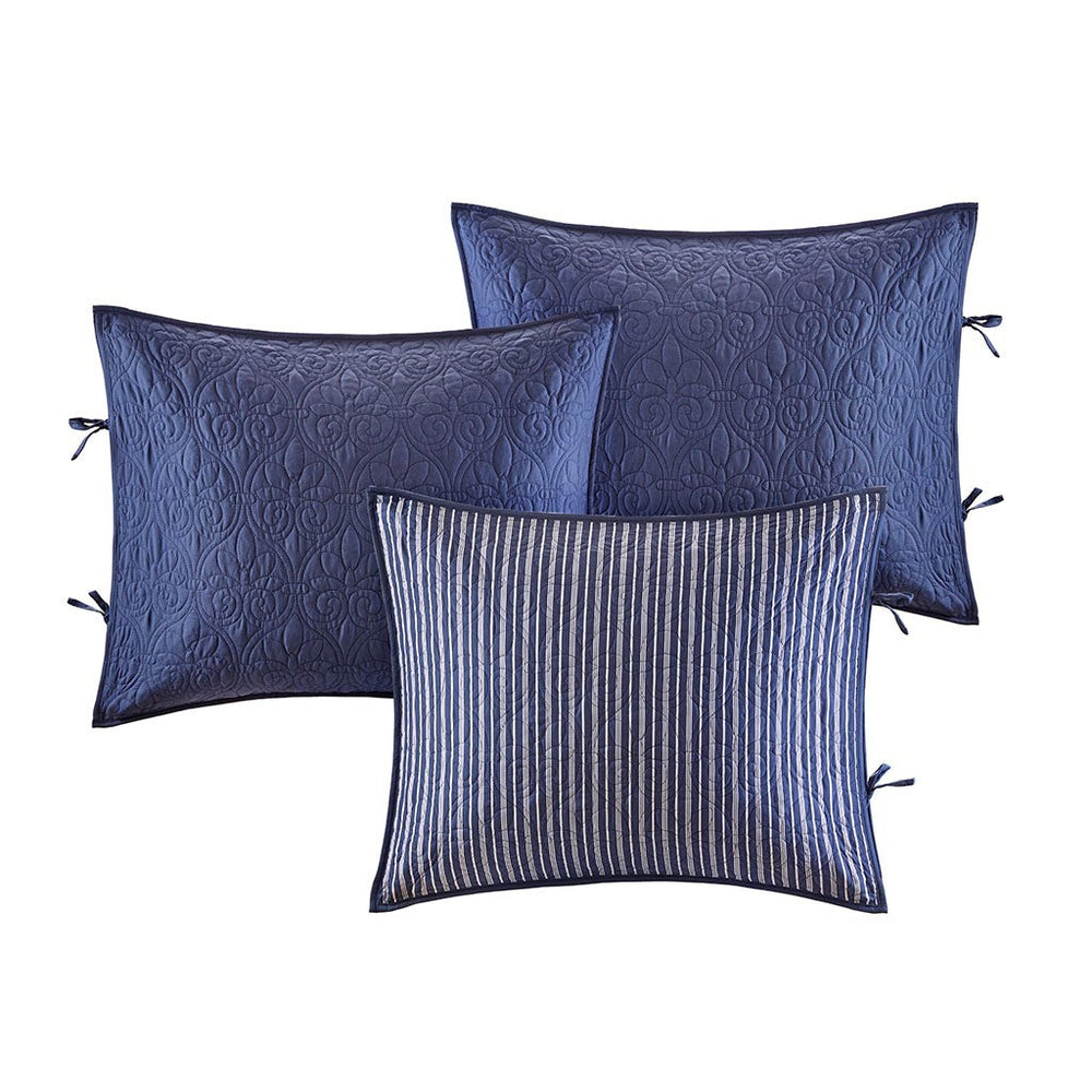 6 Piece Reversible Daybed Cover Set Navy Daybed Media 2