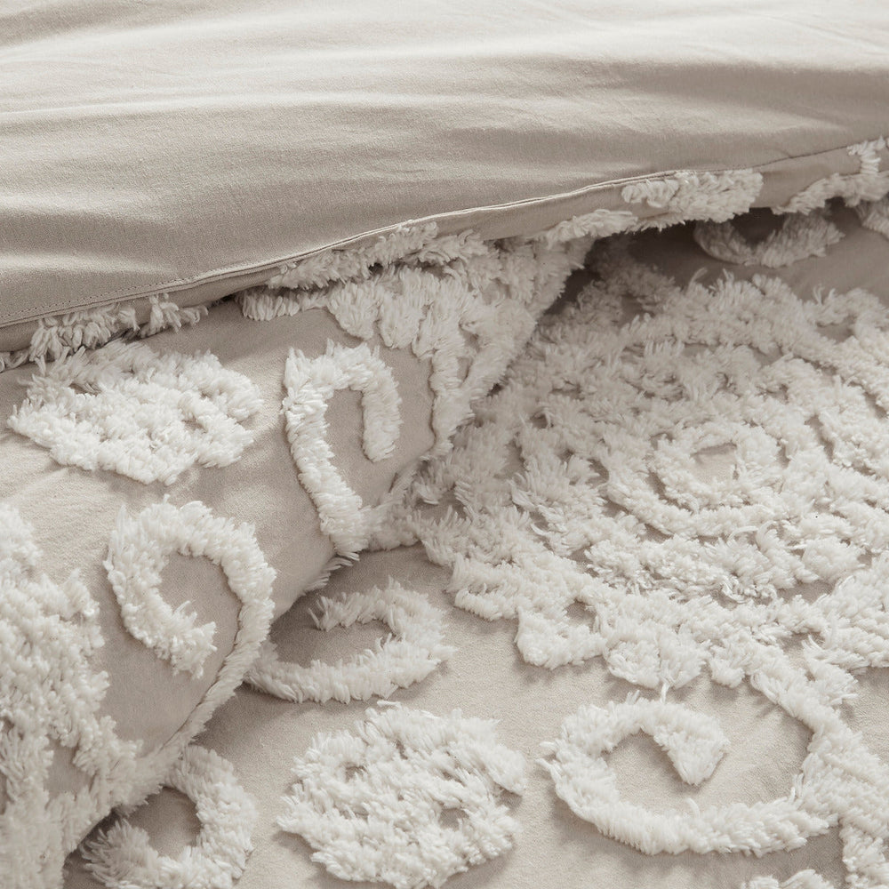 Cotton Duvet Mini Set Taupe King Media 14