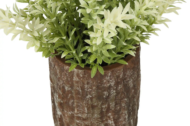Artificial Plant, Set Of 2, 12' Tall, Mullberry Grass, Table, Brown Cement Pots, Contemporary, Modern
