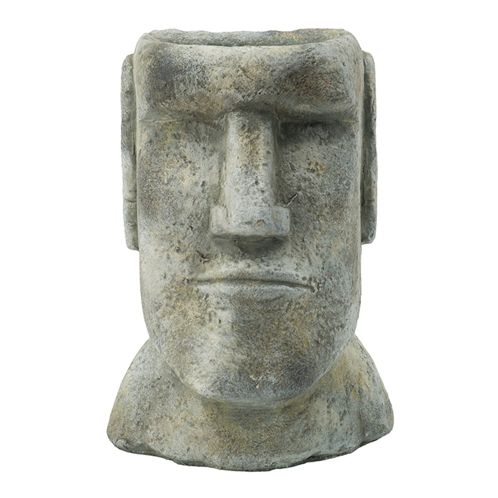 5x5.5x9' Easter Island Cement Planter Media 2