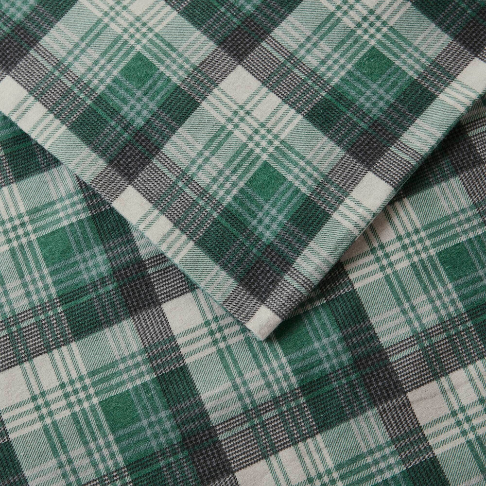 4 PCS Twin Sheet Set Green Plaid Media 17