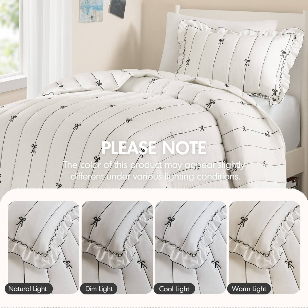 2- Piece Twin/Twin XL Quilt Mini Set Media 2