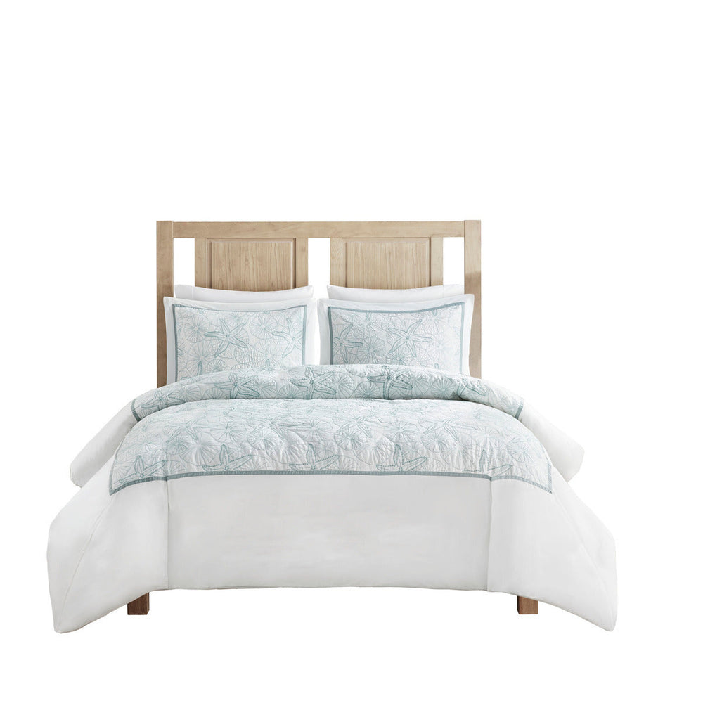 Duvet Cover Mini Set White Full/Queen Media 8