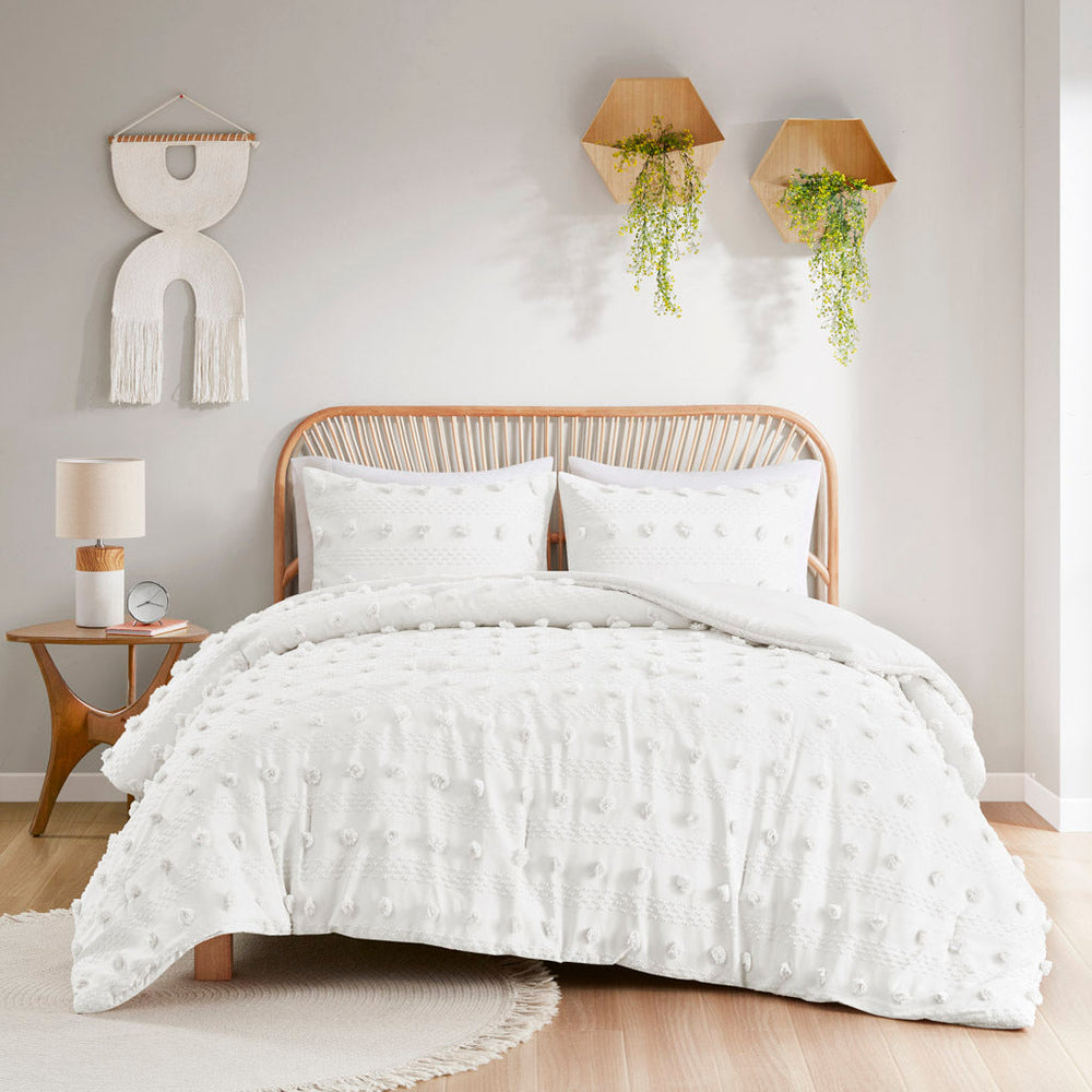 Twin/Twin XL Clip Jacquard Comforter Set Media 5