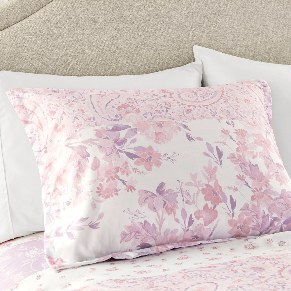 2PCS Twin/Twin XL Floral Paisley Duvet Cover Set Media 9