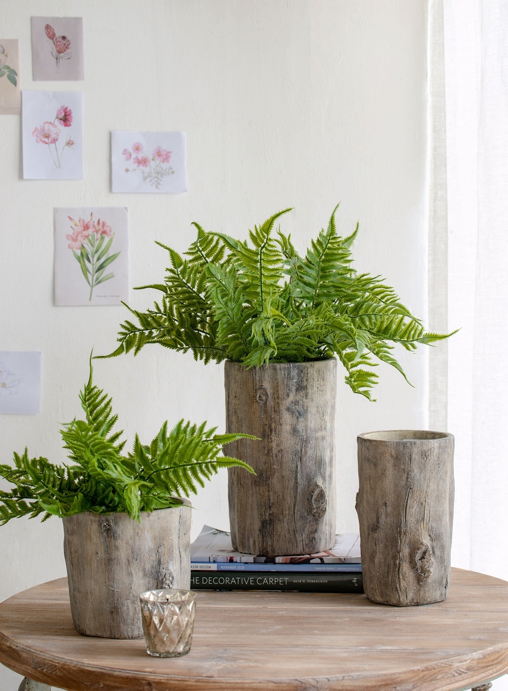 Set of 2 6.5x6.5x6.5' Fillmore Planter,Small Round Media 4