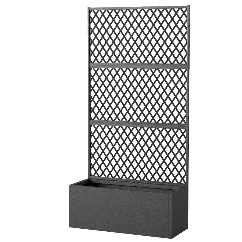 Raised Garden Bed,Metal Planter Box,Privacy Planter Media 5
