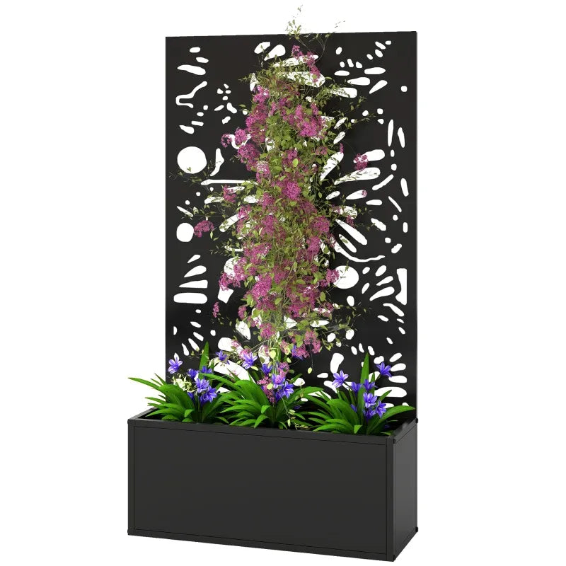 Stylish Plant Bed,Freestanding or Wall Mounted Plant Bed Media 3