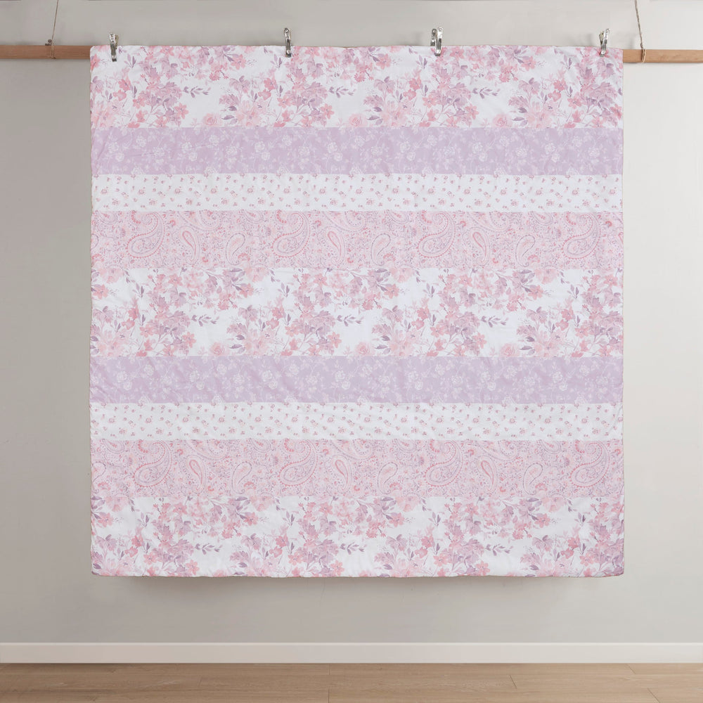Floral Paisley Duvet Cover Set Full/Queen Media 12