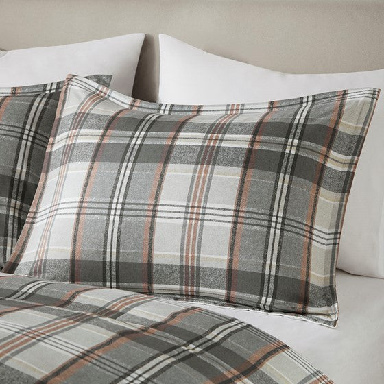Full/Queen Plaid Comforter Set Media 6