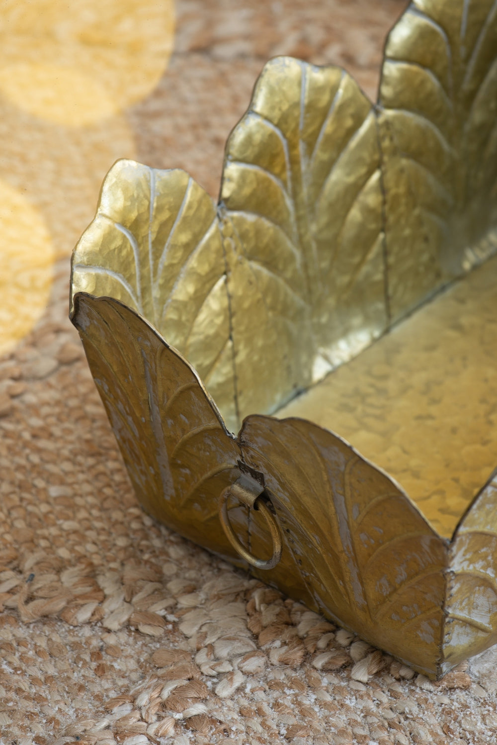 Set of 3 Metal Planter Distressed, L:22x16.7x8.3' M:21x16.5x7.3' S:18x13.5x7' Media 12