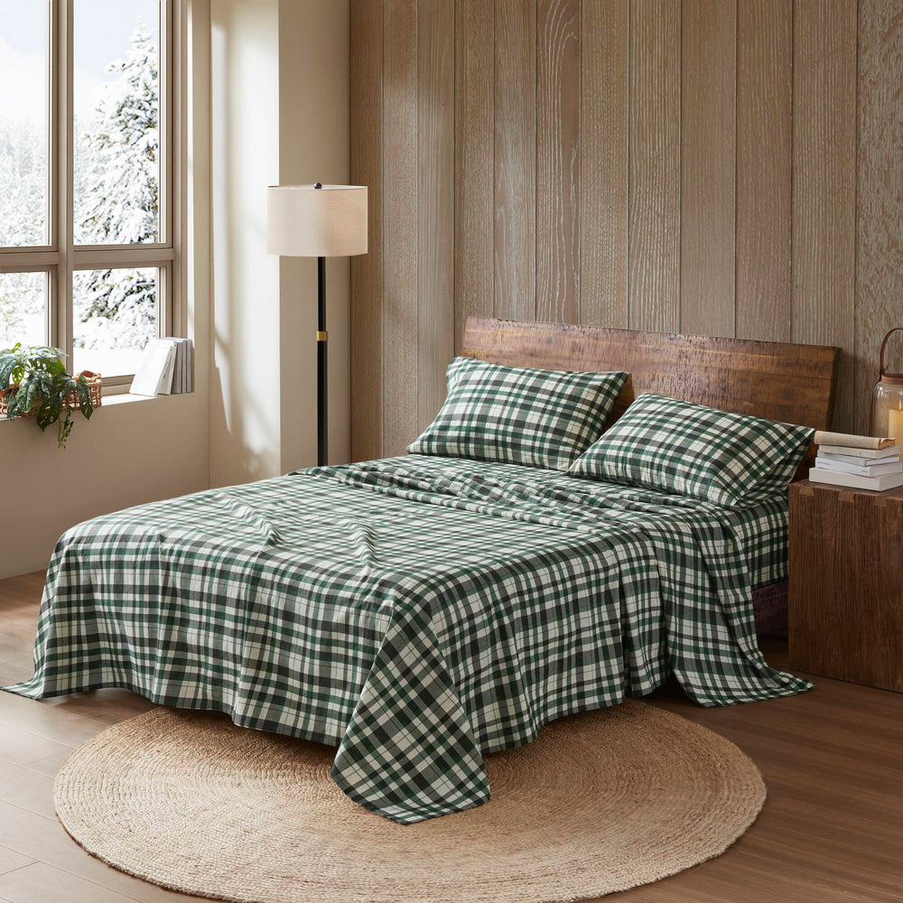 4 Pieces Full 100% Cotton Printed Sheet Set,Finton Media 1