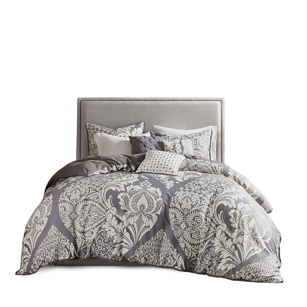 Full/Queen 6 Piece Printed Duvet Cover Set Media 3