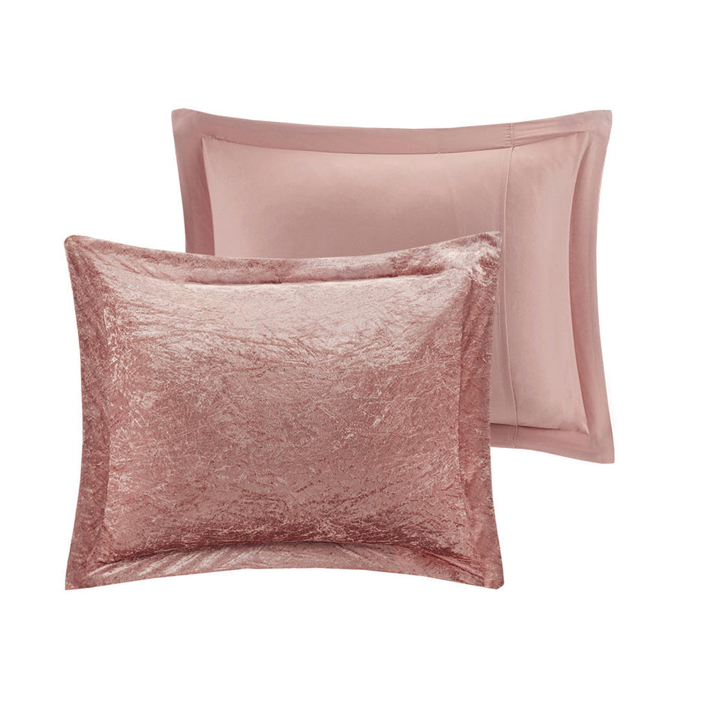 Twin/Twin XL Velvet Comforter Set with Throw Pillow Media 4