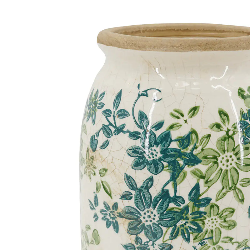 Floral Cylinder Vase