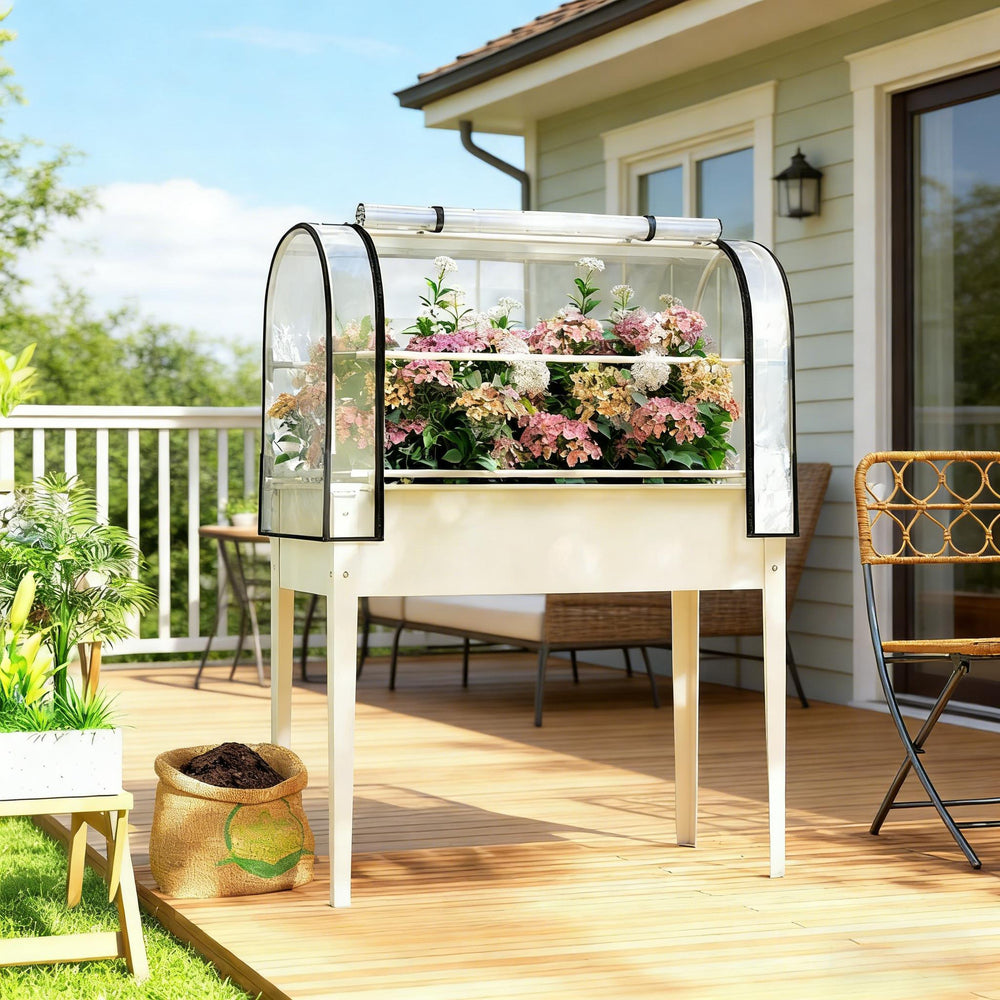 Stylish Flower Boxs,Elevated Plant Boxs,Raised Garden Bed Media 2