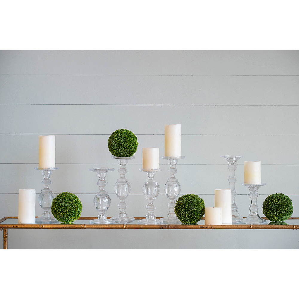 S/4 D6' Faux Boxwood Ball Bowl Filler, Green Media 2