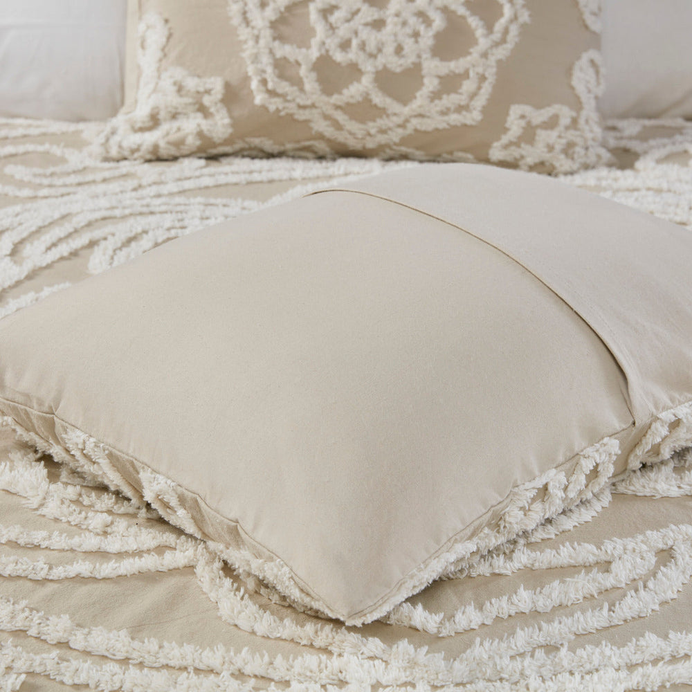 King/Cal King 3 piece Tufted Cotton duvet cover set Media 11