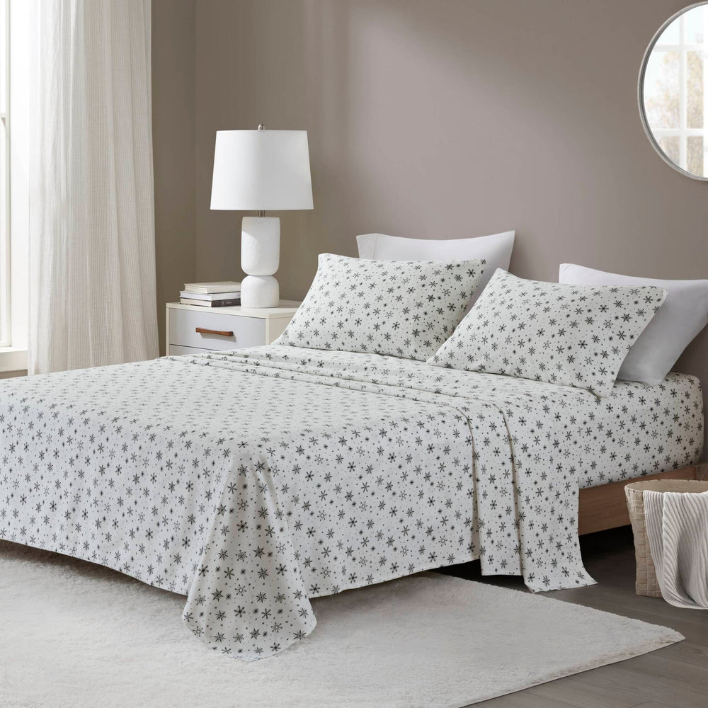 4 PCS Full Sheet Set Black Snowflakes Media 1