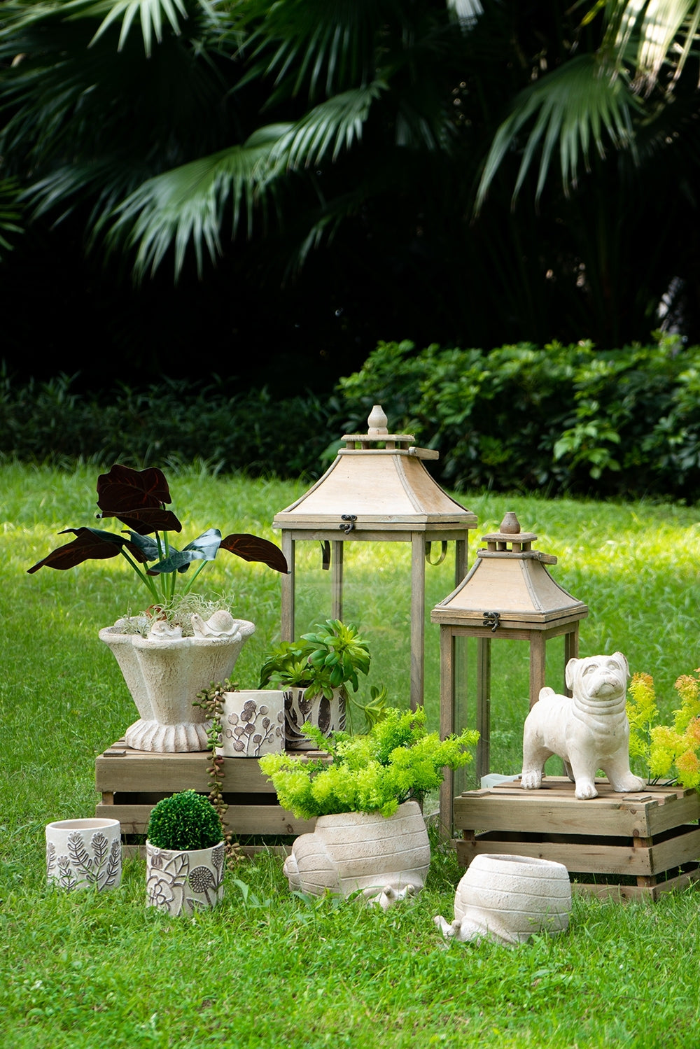8.3x7x4.7' Decorative Sand and Cement Snail Planter with Textured Beige Finish Media 11